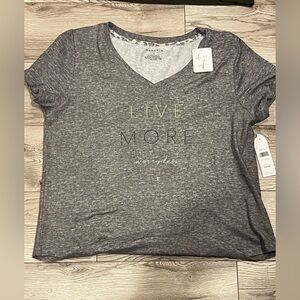Danskin so soft Gray Graphic Tee